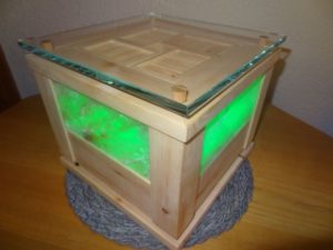 Zirbenwürfel Raumlüfter, Zirbendufter HimaZirb-mini grün